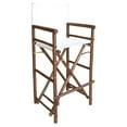thumbnail image 1 of Bamboo 29-in. Bar Height Directors Chair with Solid Cover - Set of 2, 1 of 3