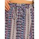 thumbnail image 5 of Falda Midi Impresa Bohemia de Cintura Alta Elástica para Mujeres INSPIRE CHIC L Azul Oscuro, 5 of 6