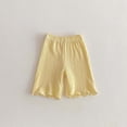 thumbnail image 4 of Cute Summer Shorts Solid Elastic Casual Shorts for Kids, 4 of 8