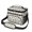 Dinosaur and Text, variant on Dinosaur and Volcano White Pattern Insulated Lunch Box for Women Men, Medium Leakproof Cooler Bag with Adjustable Strap, 10"x6.7"x8"