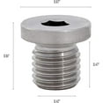 thumbnail image 2 of Crankcase Engine Oil Drain Plug and Washer 7052306 5812232 Replacement for Polaris Sportsman RZR Ranger Scrambler 2Pcs, 2 of 7