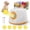 Orange, variant on CJC Dog Ball Thrower Dog Automatic Ball Launcher for Dogs, 3 Adjustable Distances, 5 Balls Included – Interactive Fetch Toy for Indoor & Outdoor Play (Yellow)