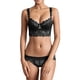 thumbnail image 2 of Gibobby Conjunto ropa interior mujer Lenceria Mujer de una Pieza Erotica Baby Doll Sexy Conjunto de Ropa Interior Sensual para Mujer(Negro, 75A), 2 of 3