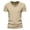 Khaki, variant on Mens T Shirt Short Sleeve V Neck T-Shirt Basic Green T-Shirts Men's Fashion