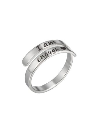 I am enough ring 925 deals