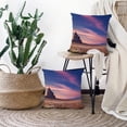 thumbnail image 5 of LALILO Throw Pillow Covers Volcanic Rock Mountain Desert Plane New Cushion Cover 18" x 18", 2 Pack, 5 of 6