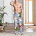 thumbnail image 6 of Lsque Colorful Koi Fish Print Men's Pajama Pants, Lounge Pant - Comfortable Home Wear,Elastic Waistband, Stylish Design-X-Large, 6 of 9