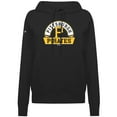 thumbnail image 2 of Women's Levelwear Black Pittsburgh Pirates Adorn Banner Arch Hoodie, 2 of 3