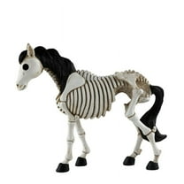 Skeleton Horse Statue Creepy Halloween Skeleton Animals Halloween Novelty Skeleton Farm Animals Halloween Skeleton Decor