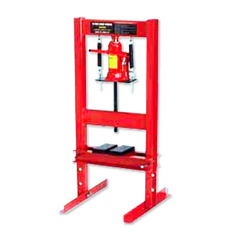 Hiltex 20 Ton Hydraulic Shop Press | H - Frame Plate Floor Stand (Best Hydraulic Jack Plate)