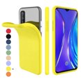 thumbnail image 2 of soft velvet material Design Clear Bumper Glossy TPU Soft Cover Phone Case Compatible with Oppo Realme X2 Lemon Yellow, 2 of 7