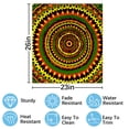 thumbnail image 2 of Rasta Tie Dye Time Warp Dishwasher Magnet Cover Decorative Sticker for Home Cabinet Kitchen 23" x26", 2 of 5