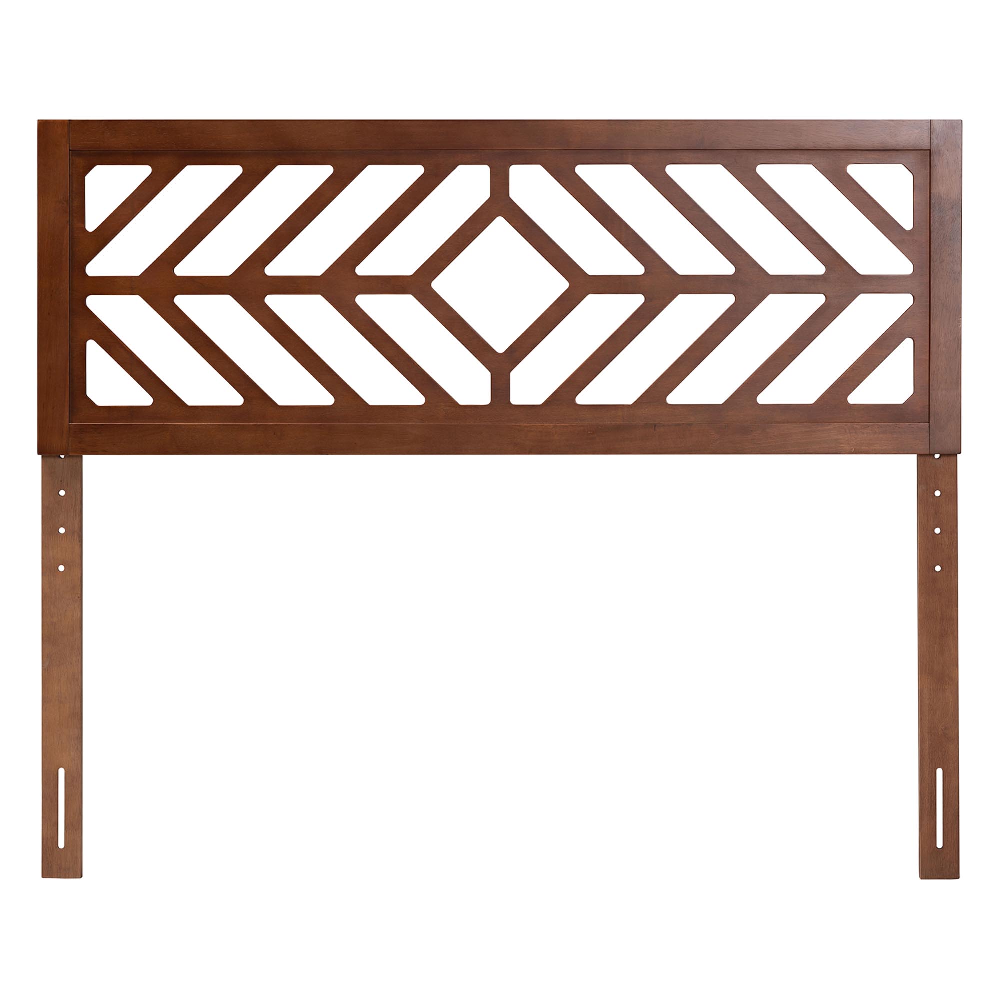 Baxton Studio Olsen Modern Headboard, Queen, Walnut Brown