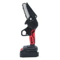 thumbnail image 2 of Handheld Electric Woodworking 4" Battery Operated 4000RPM Rechargeable Lightweight Mini Saw for Bush Tree Trimming Pruning Logging 2000mah, 2 of 7