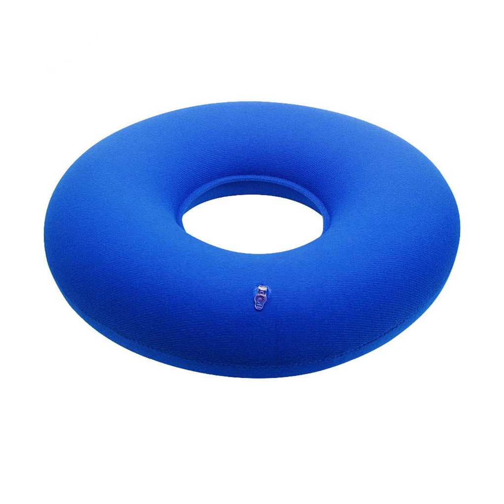 openpig Inflatable Donut Ring Cushion, Donut Cushion Seat, Inflatable Ring Cushion with A Pump, Hemorrhoid Seat Pillow, Round Wheelchairs Seat Cushion for for Home, Car or Office