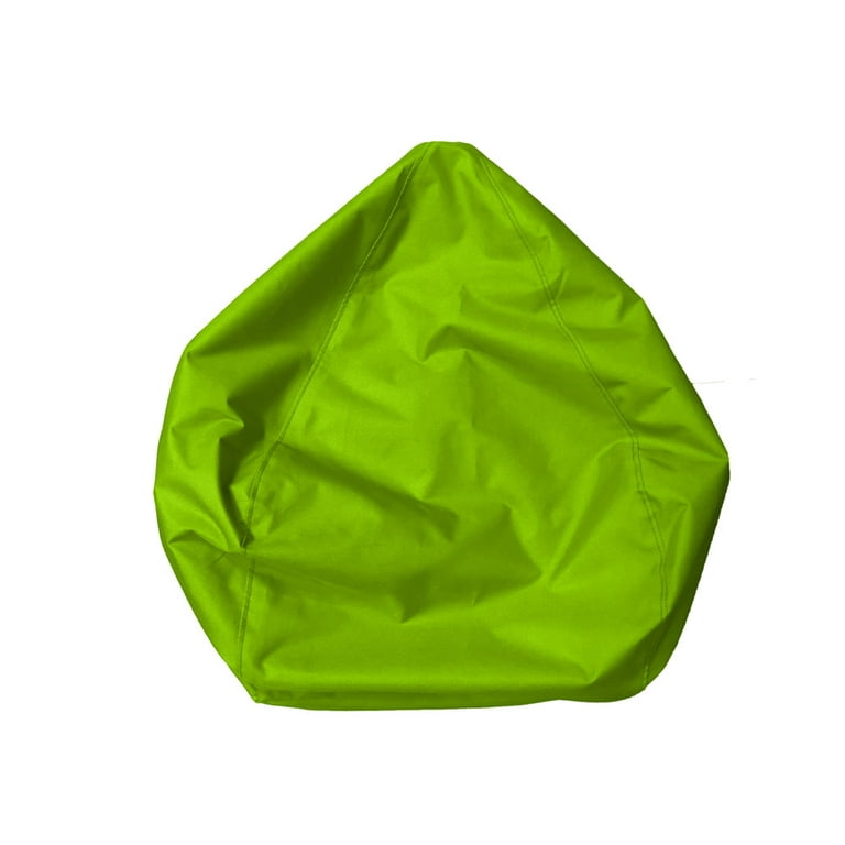 Waterproof Stuffed Animal Storage/Toy Bean Bag Solid Color Oxford Chair  Cover Large Beanbag(filling is not included) green 60X65CM 