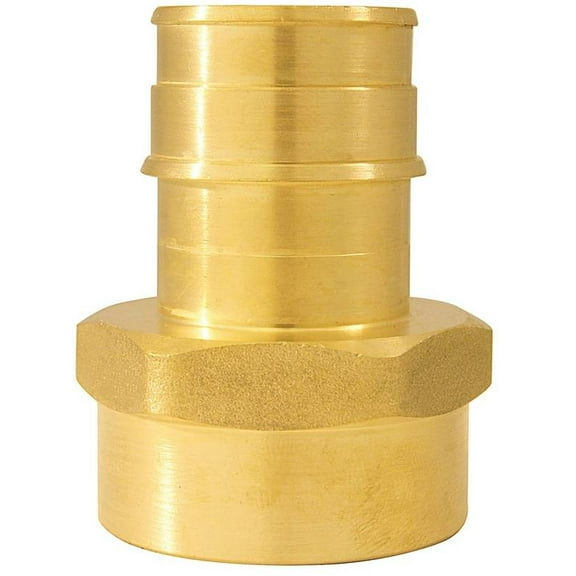 Apollo Valves ExpansionPEX Series EPXFA1 Pipe Adapter, 1 in, Barb x FPT, Brass, 200 psi Pressure