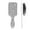 White-1, variant on Hair Brush White Flowers on Red Cushion Base Hair Brushes Touch Paddle Rectangle Hairbrush