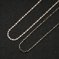 thumbnail image 4 of 14K Gold Filled Tennis Chain Necklace Jewelry, Baguette Cut CZ Cubic Zirconia - Clear, Black, Checkered,white and blacck tennis necklace, 4 of 4