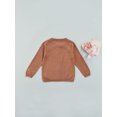 thumbnail image 4 of Cardigan Tricoté pour Filles et Garçons, Manches Longues, à Simple Boutonnage, 4 of 8