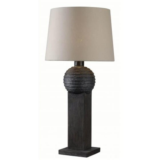 Kenroy Home 32692wdg Garden Outdoor Table Lamp Wood Grain