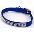 thumbnail image 3 of Coastal Jeweled Dog Collar, Blue, 2 Extra Small - 3/8" x 10", 3 of 3