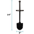 thumbnail image 3 of Blue Donuts Vented Bronze Toilet Brush Holder, 3 of 7