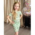 thumbnail image 2 of Arshiner Girls Pajamas Loungewear Snug Fit Pjs Set Kids Sleepwear | Cute and Comfy Pajamas for Girls & Kids, Soft Pjs Tops and Elastic Waist Shorts 2-12Y, 2 of 5