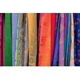 thumbnail image 2 of Hopkins, Cindy Miller 24x17 White Modern Wood Framed Museum Art Print Titled - Singapore-Chinatown Detail of typical textile souvenir scarves, 2 of 4
