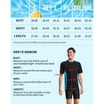 thumbnail image 2 of Charmo Mens UPF 50+ Swim Shirts Quick Dry Short Sleeve Swimsuit Tops Sun Protection Running Sufring Rash Guards, 2 of 9