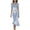 *Light Blue, variant on Women's Floral Off The Shoulder Midi Dress,Elegant Ruffle Hem Cocktail Dress For Women,Ladies Formal Party Wedding Guest Dress with Twist Knot,Light Blue,XS-3XL