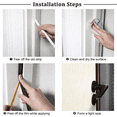 thumbnail image 4 of V Shape Weather Stripping Adhesive Weather Strip Door Frame Seal PU Foam Strip, 4 of 5