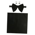 thumbnail image 5 of PAMINGONO 1 Set Bow Tie Suspender with Cufflinks and Handkerchief for Formal Events, 5 of 8