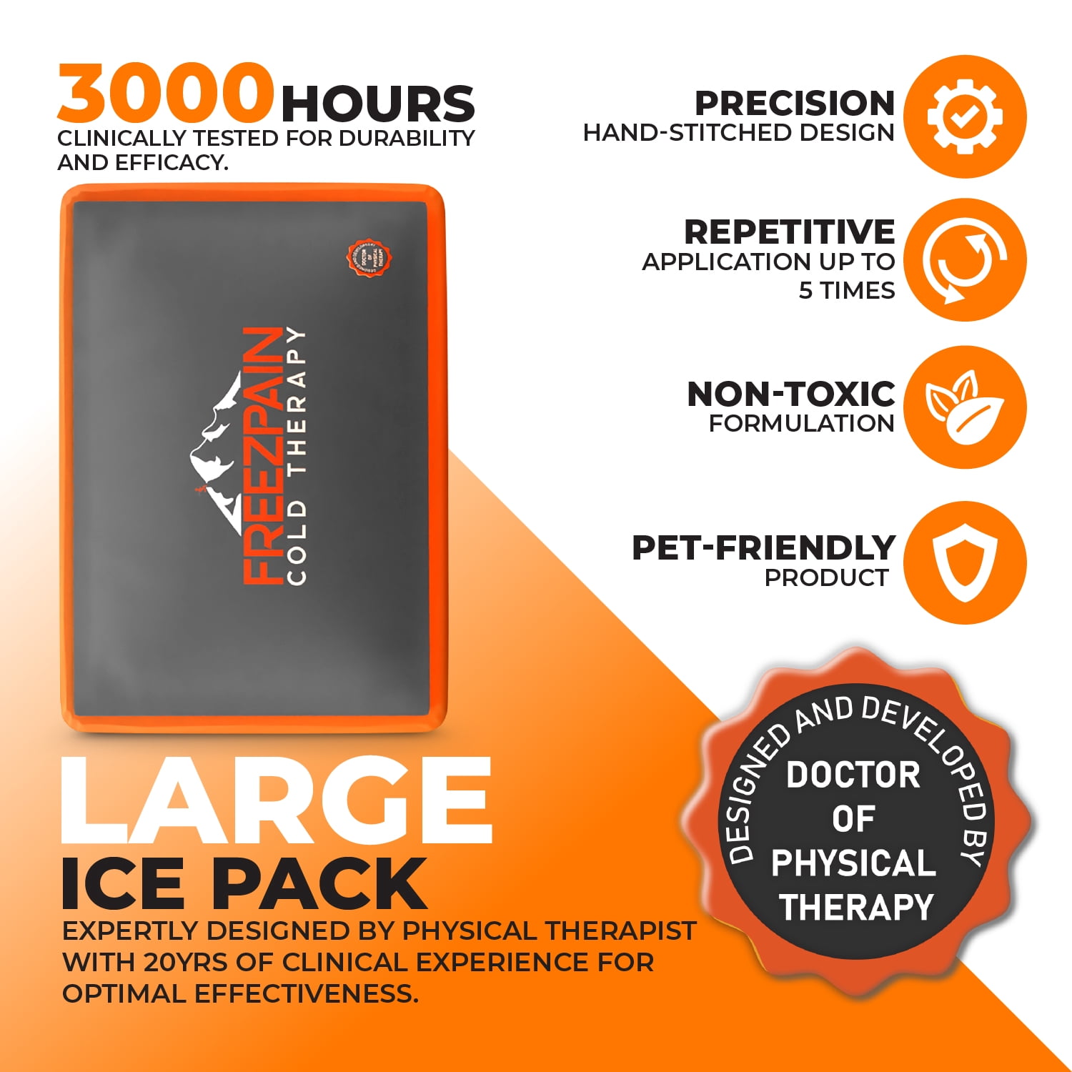 Freezpain Cold Therapy Large Gel Pack (11" x 14.9")