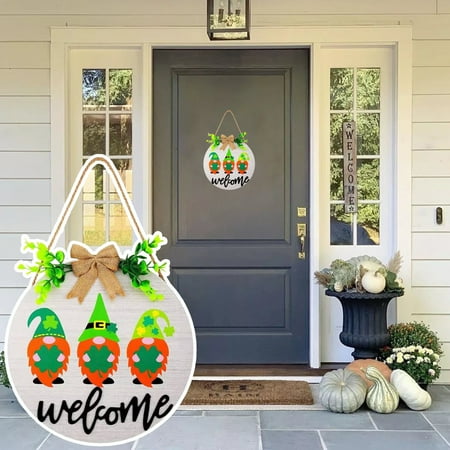 

MAX Hanging Sign Clear Print Burr Free Wooden Happy Easter Egg Rabbit Pattern Doorplate Pendant Household Supplies