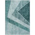 thumbnail image 2 of Addison Rugs Chantille Indoor/Outdoor Transitional Geometric Teal Washable Rectangle Rug, 8' x 10', 2 of 6