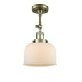 thumbnail image 3 of Innovations 1-LT LED Large Bell 8" Semi-Flush Mount - Brushed Brass - 201F-BB-G78-LED, 3 of 5
