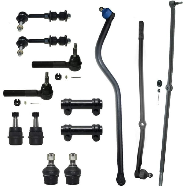 Detroit Axle 4WD Front Drag Link Ball Joints Tie Rods Sway Bars