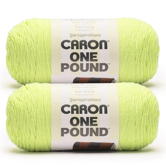Yarn Caron, paquete de 2 libras, 908 g, acrílico estambrado #4