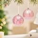 thumbnail image 1 of Herunwer Glitter Velvet Christmas Balls Painted Flocked Christmas Tree Ball Ornaments Plastic Xmas Tree Decorative Hanging Ornaments for Holiday Birthday Wedding Xmas Party Decor, 1 of 6