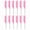 Pink, variant on Maolldcombs 24 Pcs Pink Rat Tail Combs with Steel Pintail