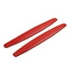thumbnail image 2 of Cinta protectora anticolisión de fibra de carbono roja, adhesiva, para parachoques de automóviles, 2 of 6