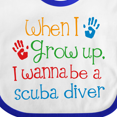 thumbnail image 4 of Inktastic Future Scuba Diver Childs Diving Boys or Girls Baby Bib, 4 of 4