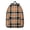 Orange and Black, variant on Purple and Black Checkered Pattern Backpack for School, Cute School Bag with Adjustable Shoulder Straps and Padded Back, 15.7"x11.8"x5.5"