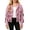 Pink, variant on Girls Fringe Jackets Kids Cow Girl Western Tassels Motorcycle Cardigan Cropped Coats 5 14 Years