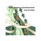 thumbnail image 4 of Juguete Infantil De Tobogán De Escalada Con 3 Dinosaurios  color Verde, 4 of 5