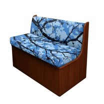 Uorisanigo Blue withered branch Rv Dinette Cushions Stretchable Fabric Couch Cushion Slipcovers Elastic Camper Cushions Cover Soft 2 Sets Camper Accessories for Inside