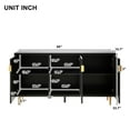 thumbnail image 5 of Storage Sideboard Cabinet Black, 5 of 5
