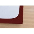 thumbnail image 5 of 6 Piece Bamboo Sheet Set by OKAO -Silky Soft- Hypoallergenic- Wrinkle Free - Antibacterial, Moisture Wicking, Fade Resistant - Deep Pockets - 1 Fitted Sheet, 1 Flat, 4 Pillowcases Queen, Red, 5 of 5