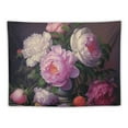 thumbnail image 5 of flowers, pink rose Tapestry Wall Hanging unique Style，Graphic Tapestries Home Wall Decor Art for Living Room Bedroom Apartment Farmhouse Dorm   Tapestry and wall decoration Home Wall Tapestry Art, 5 of 6